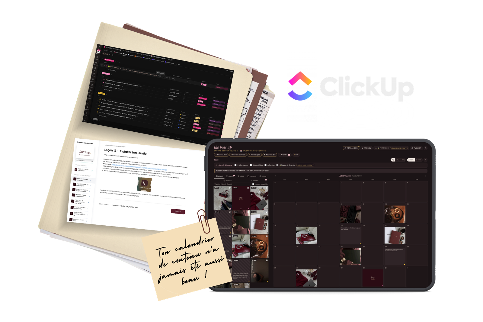 La plateforme de cours